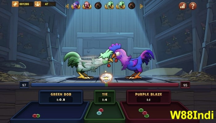 most popular virtual games in india rooster fight